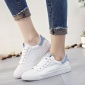 名将2018春季新款韩版潮鞋女平底小白鞋女板鞋女时尚学院风格板鞋